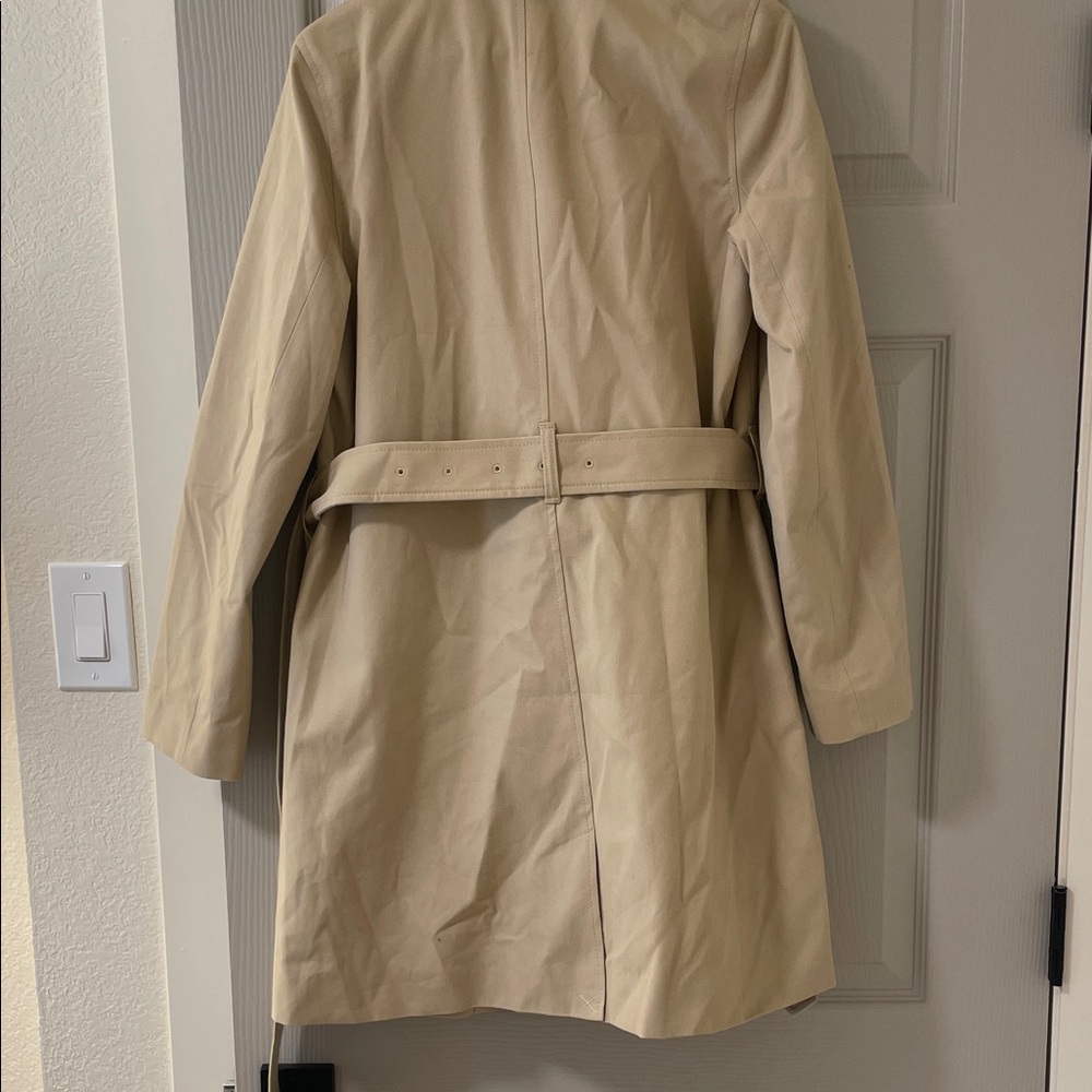 J. Crew Classic Beige Trench Coat - Picture 6 of 6